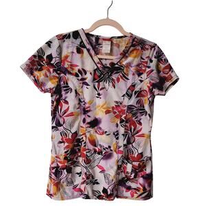 dickies floral nursing shirt s